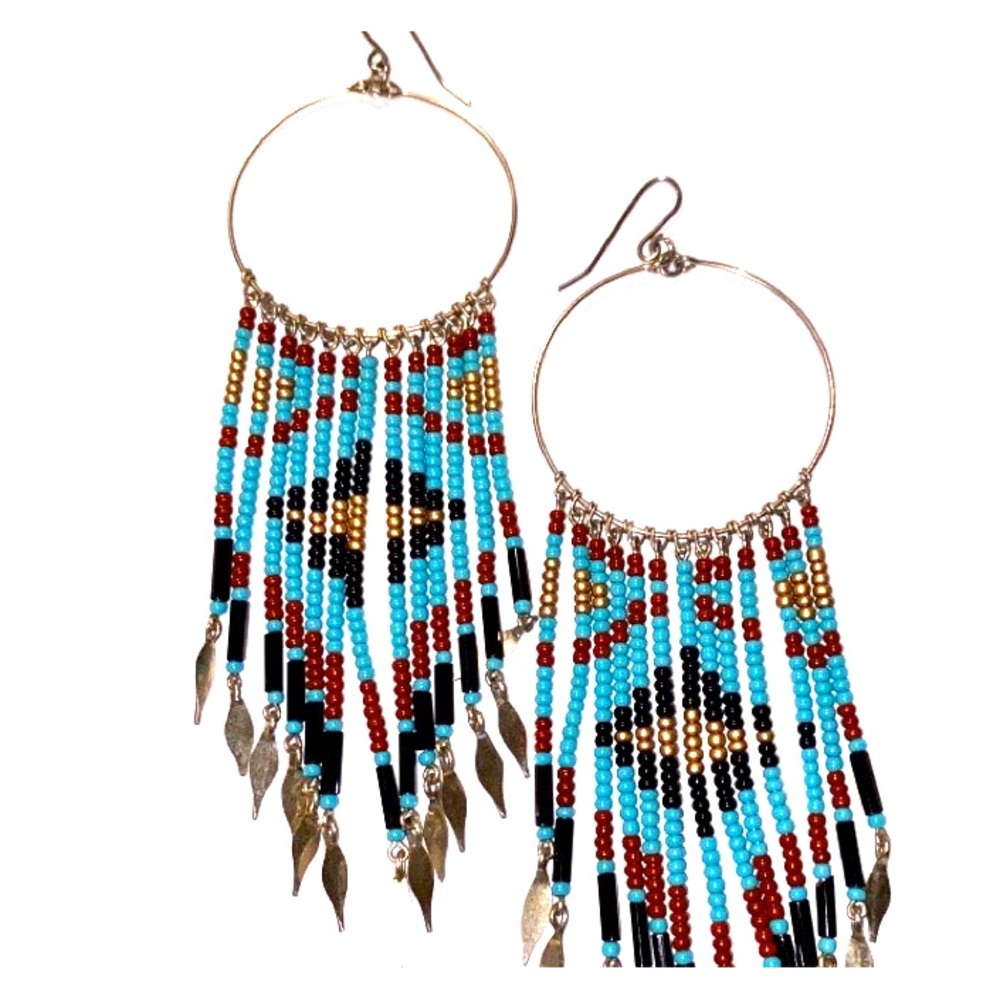 3/$25 Silver Turquoise Southwestern Earrings